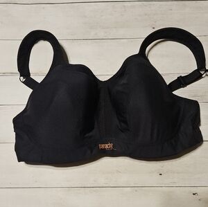 Panache Black Molded Support Bra with Subtle Logo